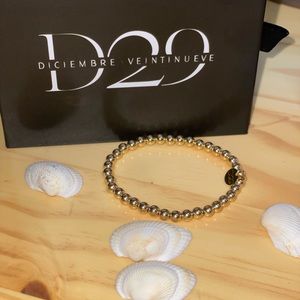 Bubble classy gold bracelet- Diciembre ventinueve